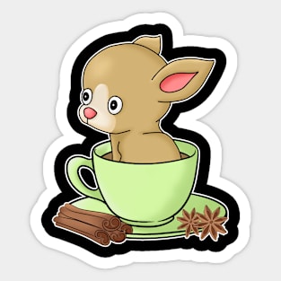 Cute chihuahua dog Sticker